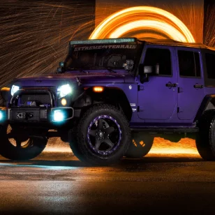 4x4 Purple Jeep Vehicle Services